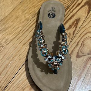 Babe rhinestone sandals